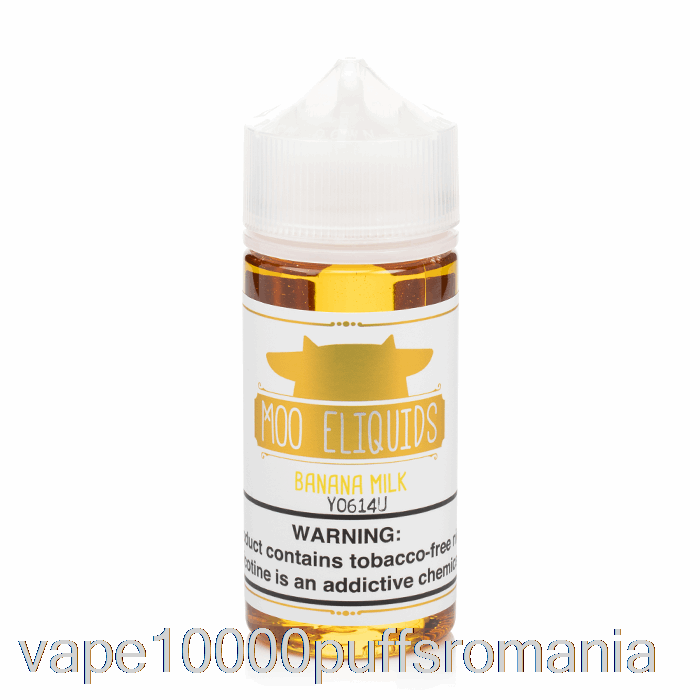Vape Romania Lapte De Banane - Moo E-lichide - 100ml 0mg
